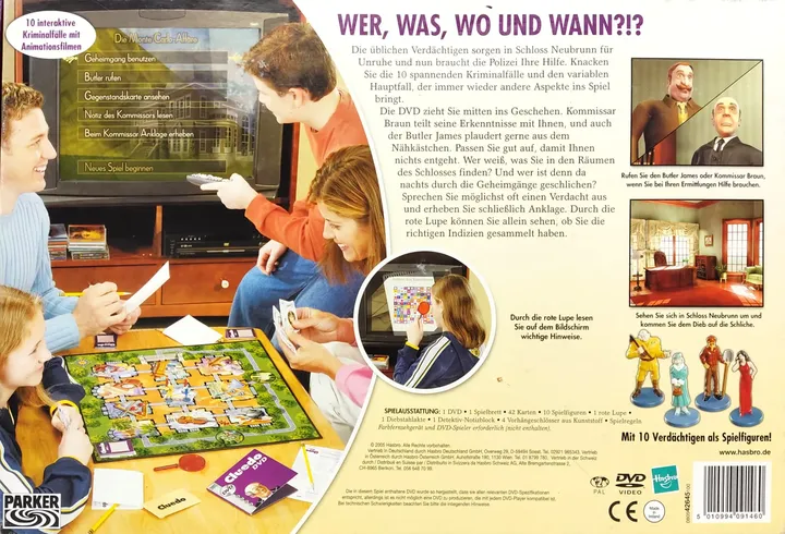 Cluedo DVD Brettspiel - Gesellschaftsspiel - Parker - Bild 2