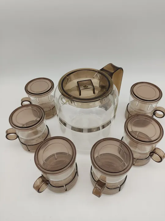 Vintage Melitta Kaffeekanne und 6x Tassen - Bild 5