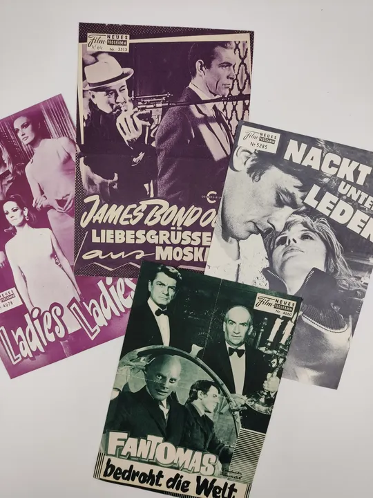 24x Vintage Filmprogramme - James Bond & 1960er - Bild 1