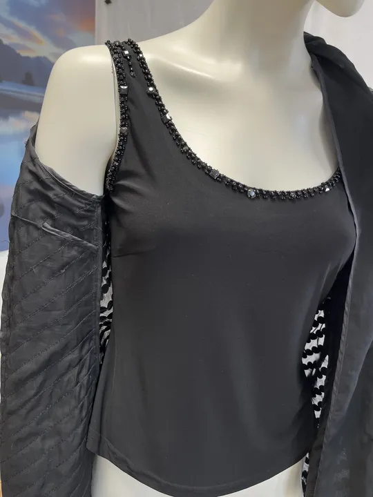 Neuer MUREK Damen Zweiteiler schwarz Gr. 38 (Jacke & Top) - Bild 3