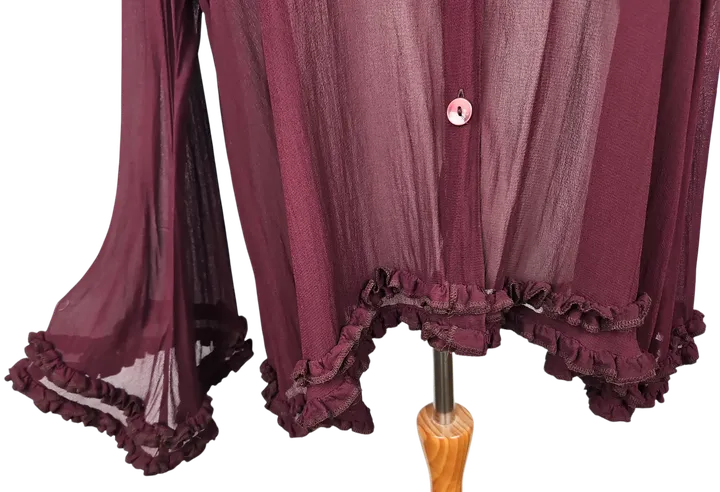 RIEGER VIENNA Damen Bluse, rot -Gr. XL  - Bild 4