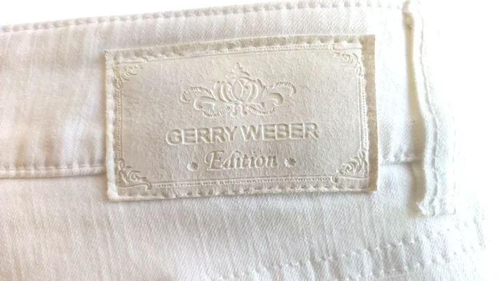 Gerry Weber Roxane Jeans Damen weiß Gr. 38 - Bild 3