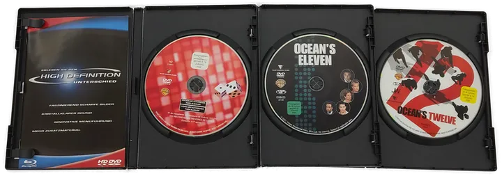 DVD 3 Disc's Ocean's 11, 12 ,13 mit George Clooney, Brad Pitt, ..........  - Bild 5