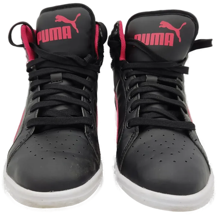Puma Kinder Sneakers schwarz/pink Gr. 35.5 - Bild 1