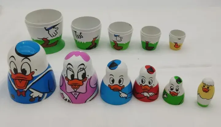 Vintage Matroschka - Donald Duck Familie - Bild 4