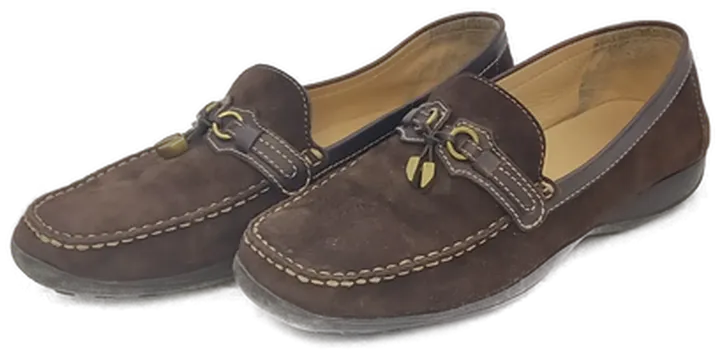 Geox Herren Schuhe Rauleder braun Gr. 41 - Bild 1