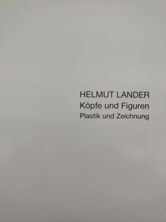 Helmut Lander. Köpfe und Figuren. Plastik und Zeichnung - Kunstverein Darmstadt (29. Januar bis 10. März 1985) - Bild 2