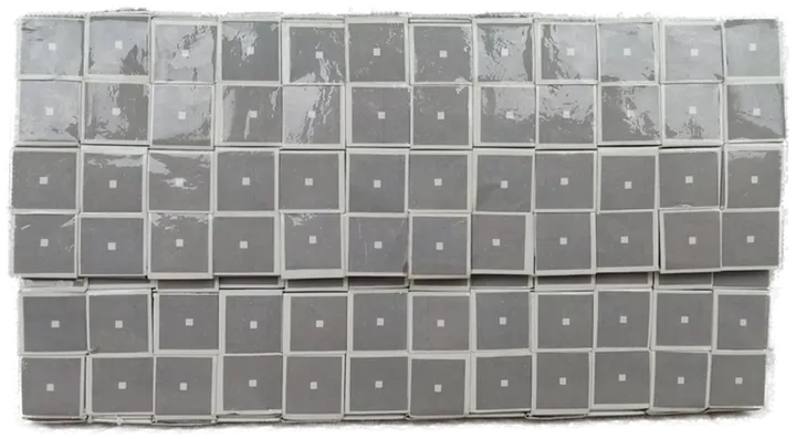 Rebagz Upcycling Damen Portemonnaie weiß/grau - Bild 1