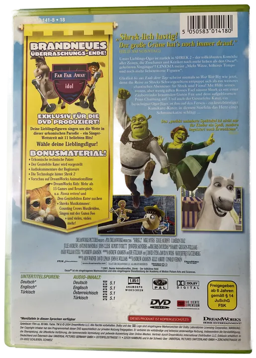 DVD - Shrek 2 - Der tollkühne Held kehrt zurück - Bild 2