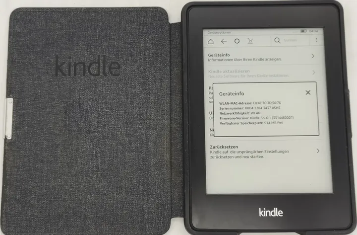 Kindle/Amazon Modellnummer: DP75SDI mit  Ladekabel 1GB Speicher - Bild 1