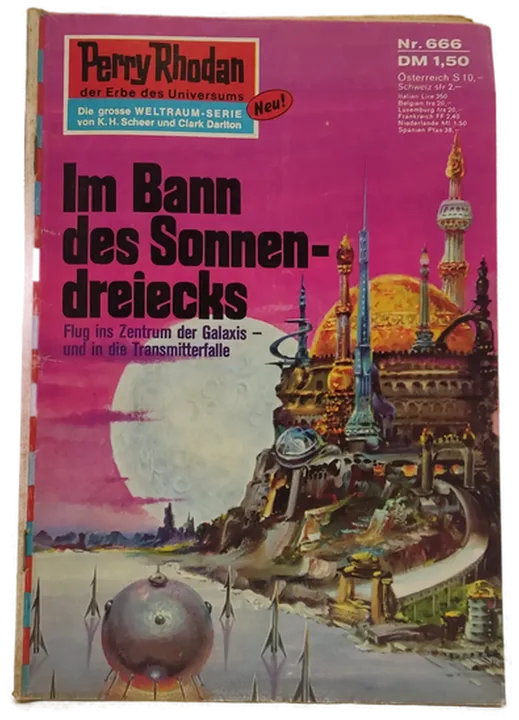 Romanheft Perry Rhodan Im Bann des Sonnendreiecks Erstauflage Nr.666 - Bild 1