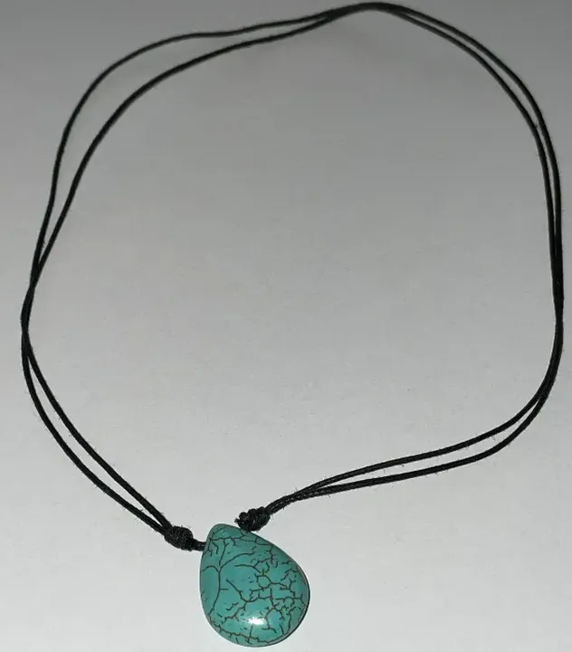 Halskette mit Stein Anhänger - Bild 4
