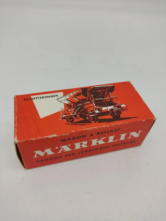 Märklin 4610 Schlotterwagen in der Originalverpackung aus dem Jahr 1958 - Bild 2