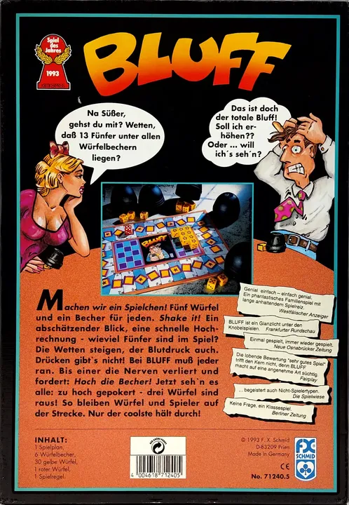 BLUFF - Das Heiße Spiel für coole Köpfe - F.X. Schmid - Bild 2