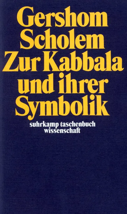 Zur Kabbala und ihrer Symbolik - Gershom Scholem - Bild 1