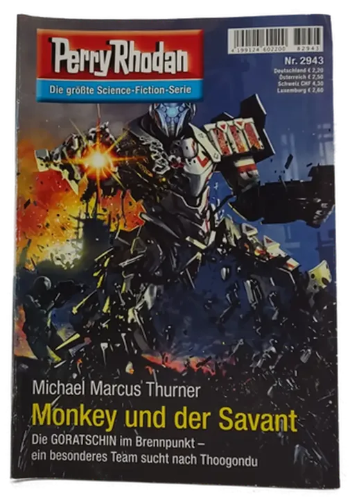 Romanheft Perry Rhodan Monkey und der Savant Erstauflage Nr.2943 - Bild 2