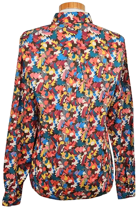 Dantendorfer Damen Leinen Bluse, multicolor - Gr. XS  - Bild 2