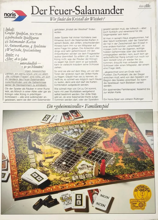 Der Feuer Salamander - Gesellschaftsspiel, Noris  - Bild 2