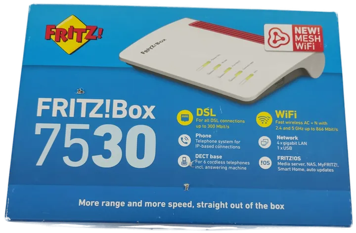 FRITZ! Box 7530TY+ Fritz WLAN Repeater 1750E - Bild 1