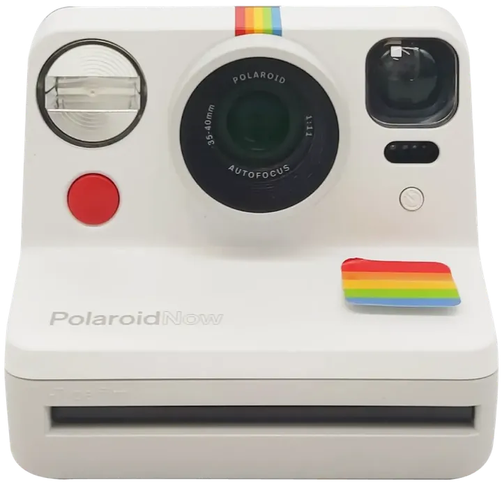 POLAROID Now Autofocus i-Type Instant Kamera / Analoge Sofortbildkamera in weiß - Bild 1