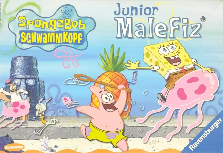 Spongebob Schwammkopf Junior Malefiz - Gesellschafsspiel, Ravensburger  - Bild 1