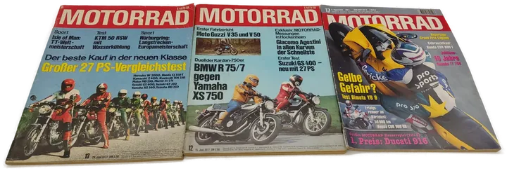 Zeitschriften 7 Stück Motorrad und Oldtimer Markt eine Zeitreise - Bild 3