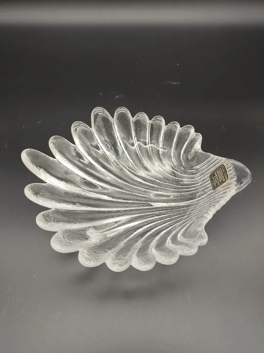 Riedel Bleikristallschale in Muschelform -  23cm x 20cm - Bild 3
