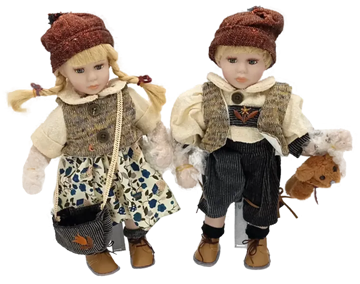Porzellanpuppen Pärchen - Bild 1