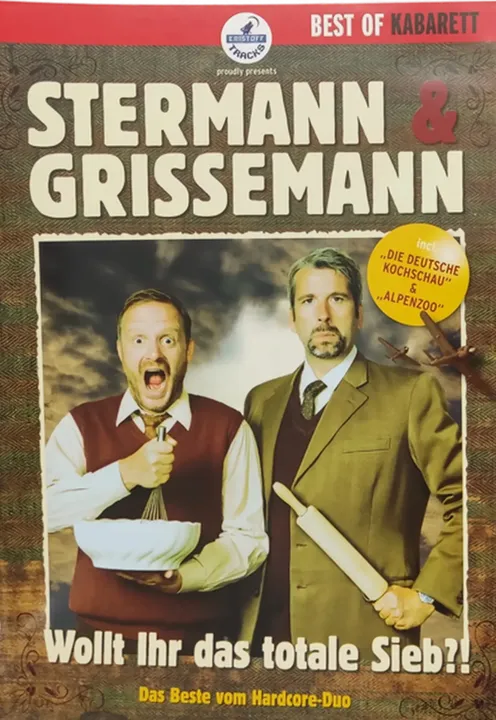 DVD Stermann & Grissemann - Wollt Ihr das totale Sieb?! originalverschweißt - Bild 1
