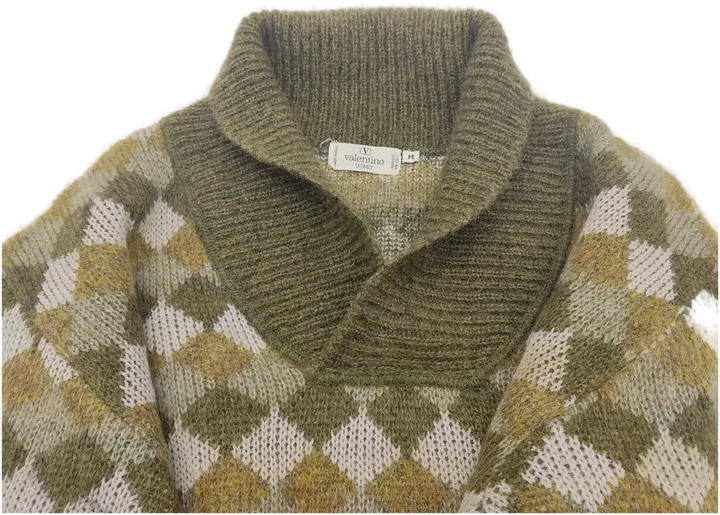 Valentino Herren Strickpullover mehrfarbig Gr. M Vintage - Bild 3