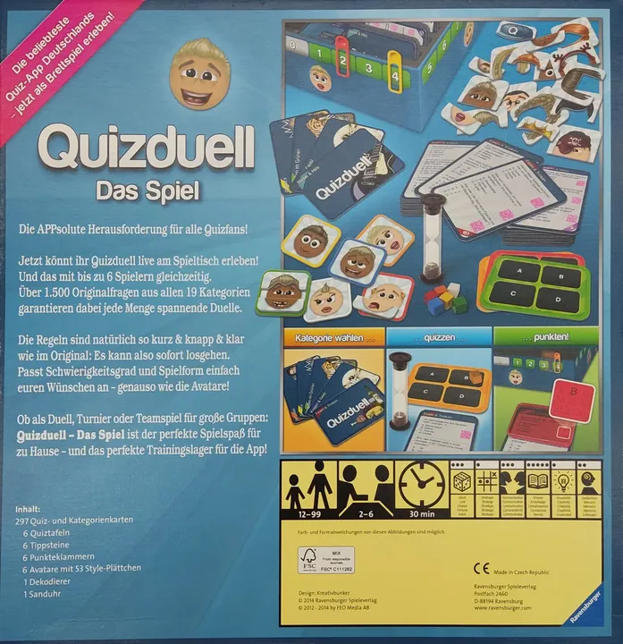 QUIZDUELL - Das Spiel - RAVENSBURGER - Bild 2