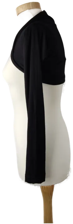 Bolero 'Amisu', langarm und sehr kurz geschnitten, schwarz, Größe XS - Bild 2