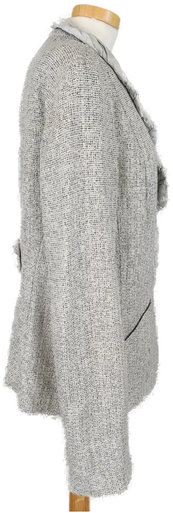 BIBA Damen Bouclé-Blazer grau/silber - XL/42 - Bild 2