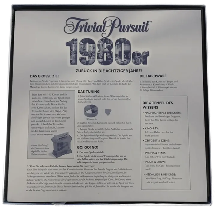 Parker Trivial Pursuit 1980er 