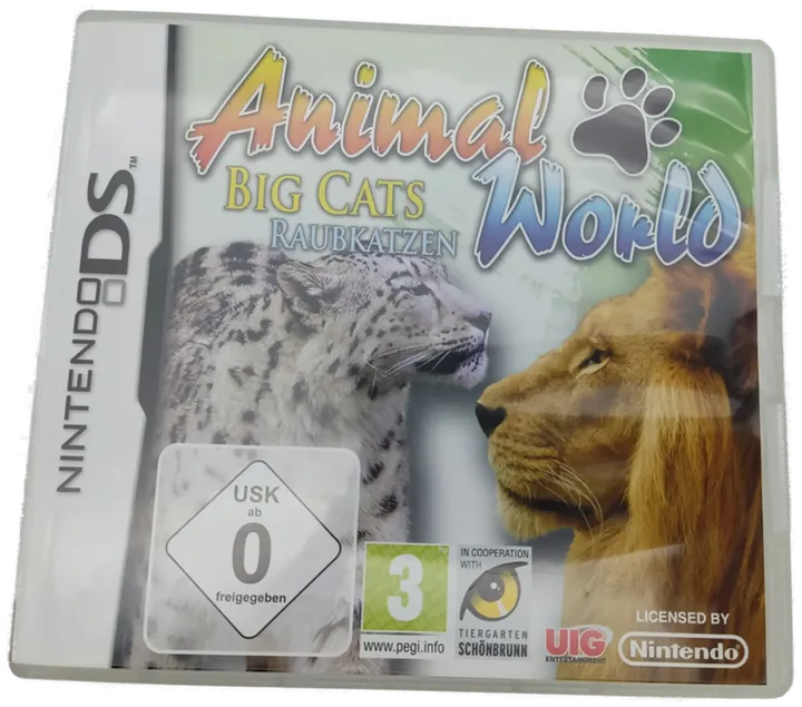 Animal World, Big Cats, Raubkatzen – Nintendo DS Spiel - Bild 4