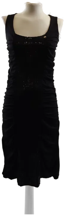 Schwarzes Kleid mit Pailletten - Bild 1