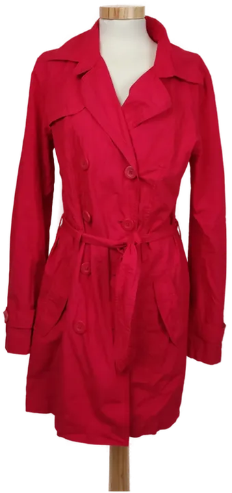 Tom Tailor Damen Trenchcoat rot Gr. M - Bild 1