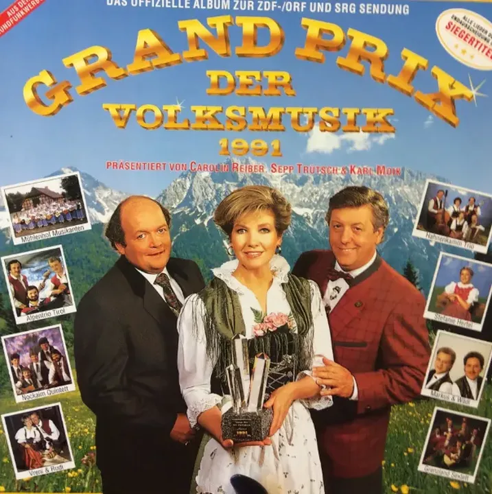 LP Schallplatte - GRAND PRIX - Der Volksmusik 1991 - Bild 2