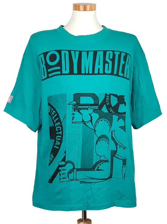 Vintage Campri Bodymaster Herren Fitness T-Shirt, grau - Gr. XL  - Bild 1