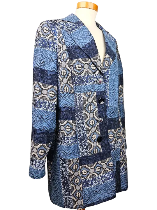 Steilmann Damen Blazermantel, blau - Gr. XL/42 - Bild 2