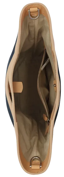 Max V. Koenig Damen Handtasche, marine/beige - mittel - Bild 3