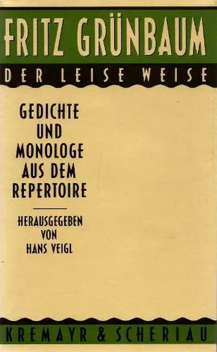 Der leise Weise - Fritz Grünbaum - Bild 1