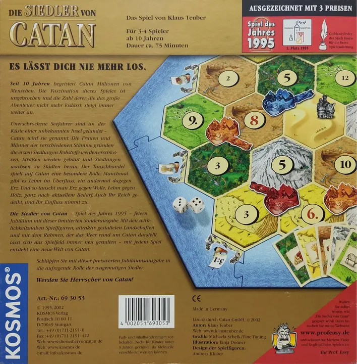 Die Siedler von Catan - 10 Jahre - Gesellschaftsspiel - Kosmos  - Bild 2