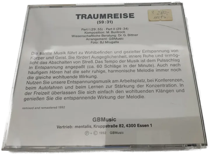 TRAUMREISE – Musik zum Entspannen (Audio CD) - Bild 5