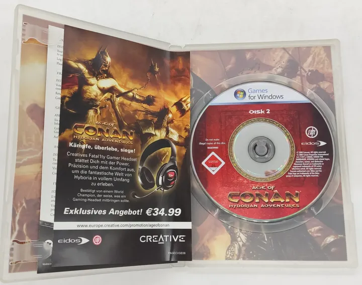 PC Game 2 DVD-ROM Age of Conan Hyborian Adventures - Bild 2