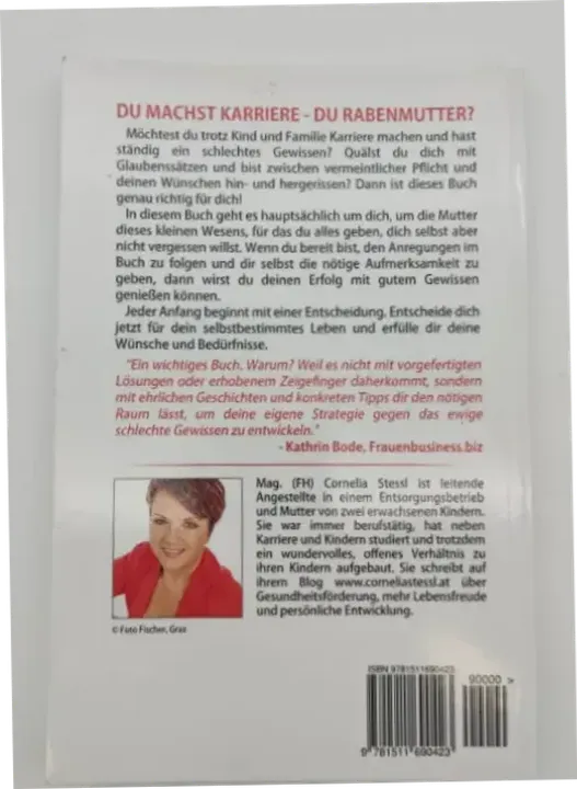 Cornelia Stessl - Du Machst Karriere - Du Rabenmutter? - Bild 2