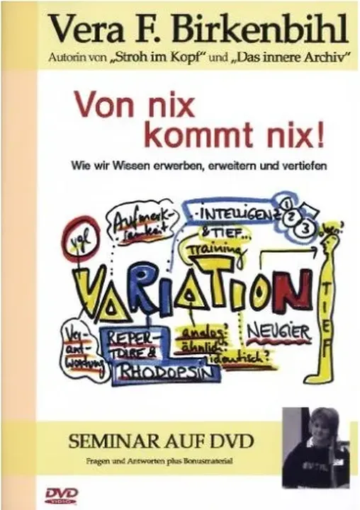 DVD Von Nix kommt nix! von Vera F. Birkenbihl - Bild 2