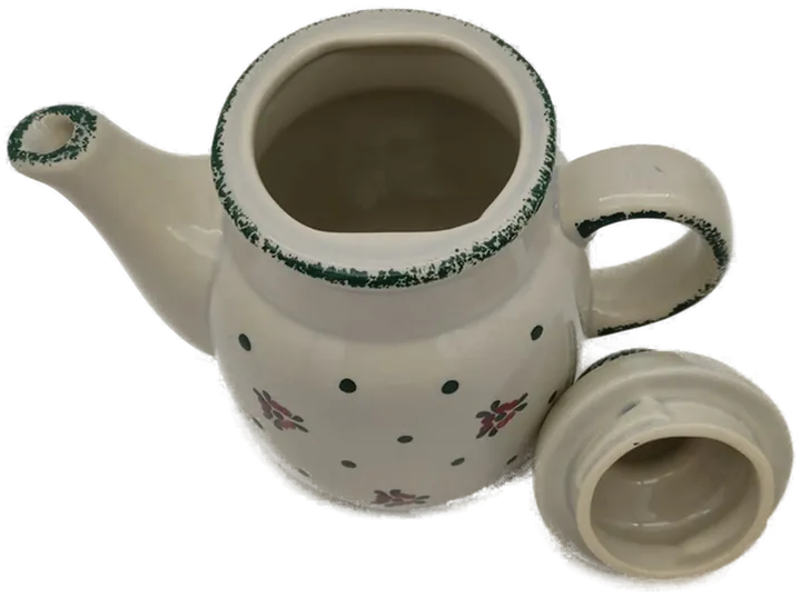Vintage Kaffeekanne Keramik DDR - H/19 cm - Bild 4