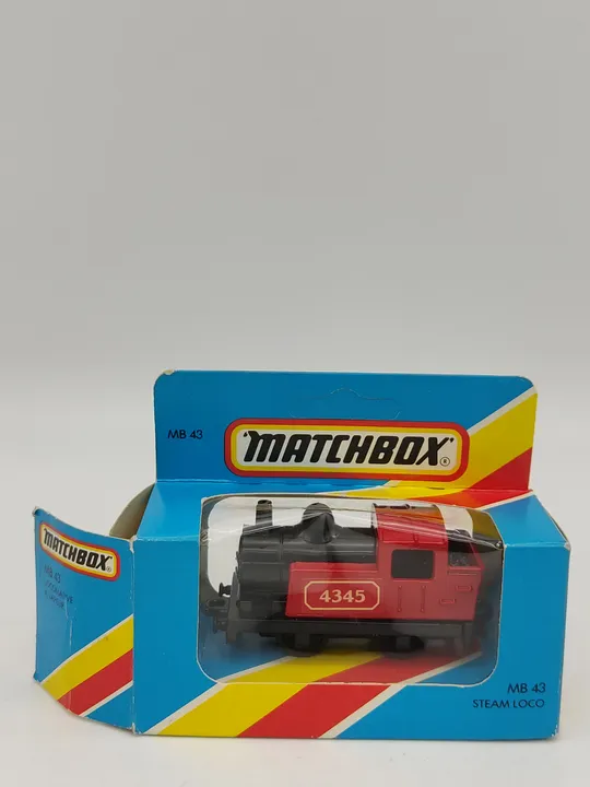 Matchbox 43 Lesney Lokomotive mit Verpackung  - Bild 2