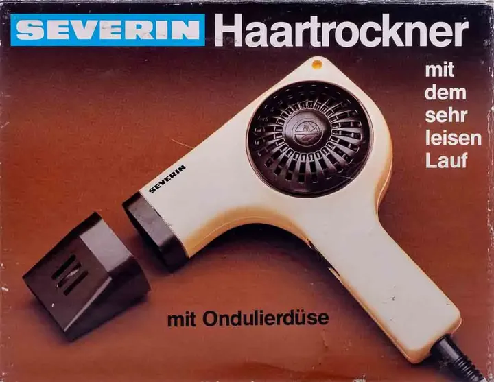 SEVERIN Vintage Haartrockner / Föhn in beige-braun - Bild 5